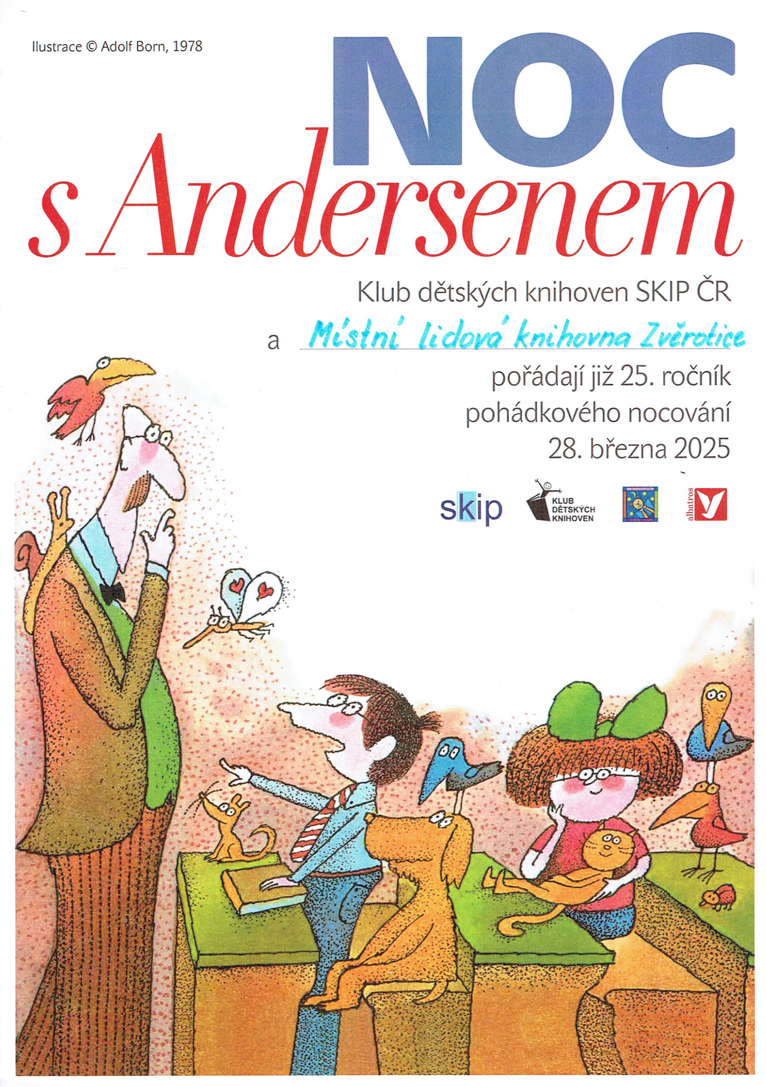 Plakát Noc s Andersenem